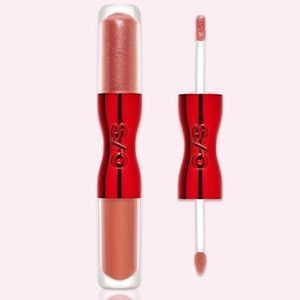 ONE/SIZE Lip Snatcher Duo, in Trade Finder, Liquid Lipstick+Shimmer Lip Gloss